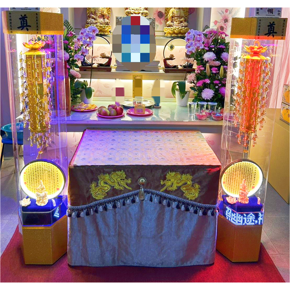 觀音佛幡燈櫃(小金幡)(14天內)