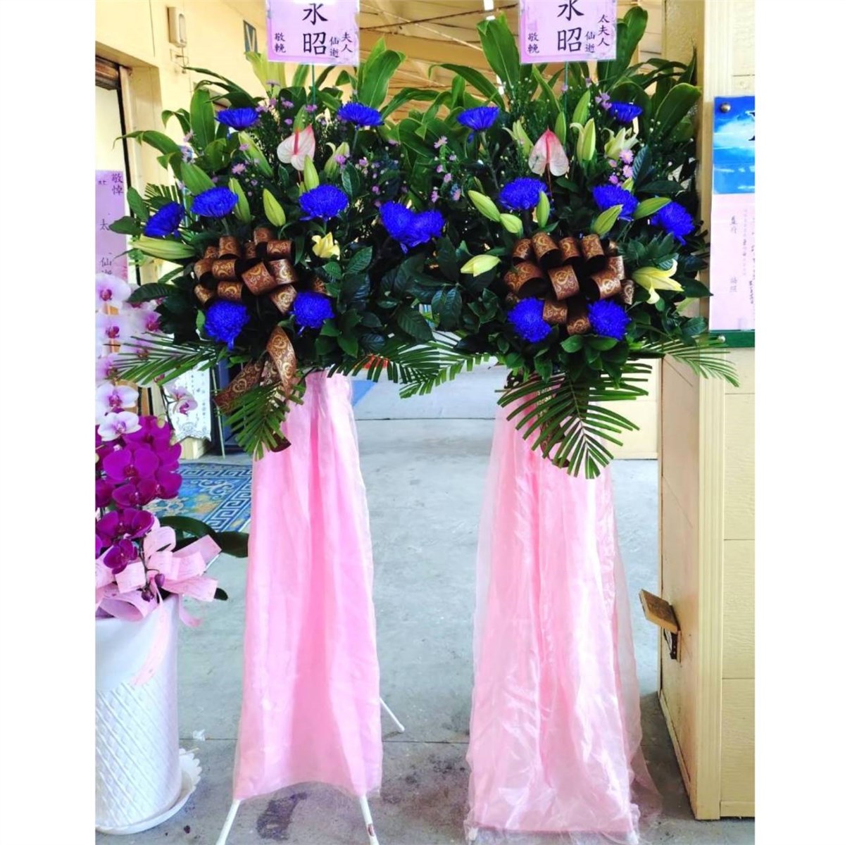 素雅高架花籃(A02款)