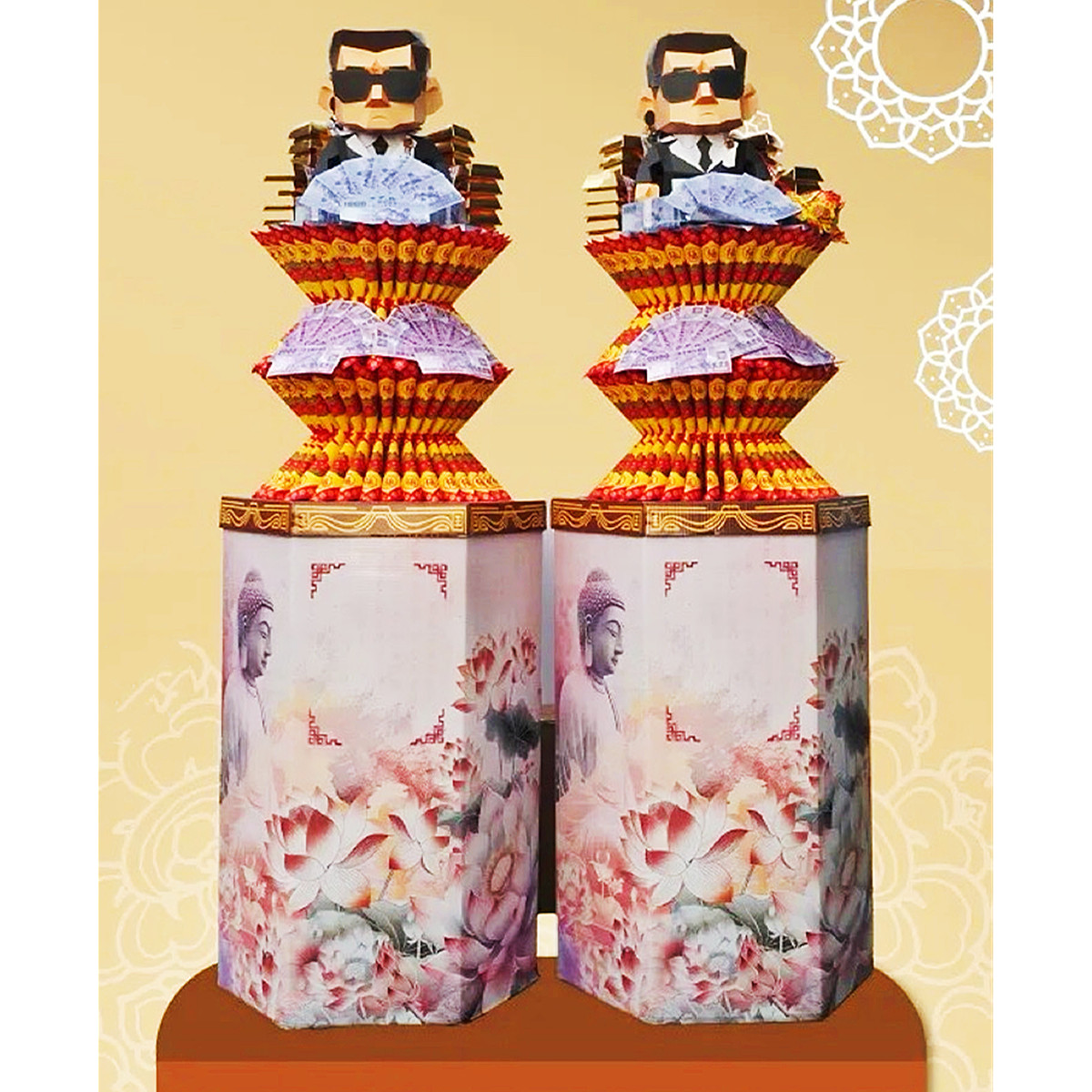 蓮花保鑣塔(款式依現有商品出貨)